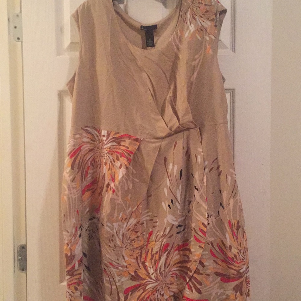 Faux wrap dress